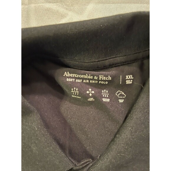 Abercrombie & Fitch Shirt Men's Size 2XL XXL Air Knit Polo Short Sleeve - Picture 8 of 9